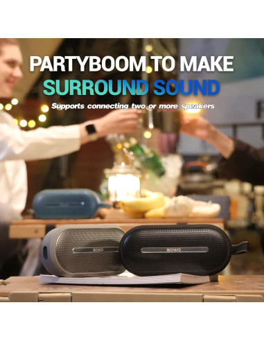 Altavoz Bluetooth Portátil SOWO Soundwave Pro 40W Impermeable