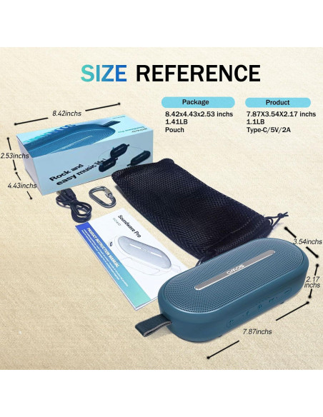 Altavoz Bluetooth Portátil SOWO Soundwave Pro 40W Impermeable