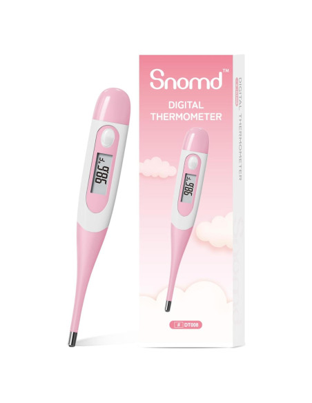 Termómetro Digital Clínico Berrcom DT008 con Punta Flexible