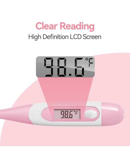 Termómetro Digital Clínico Berrcom DT008 con Punta Flexible