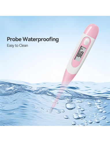 Termómetro Digital Clínico Berrcom DT008 con Punta Flexible