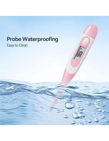 Termómetro Digital Clínico Berrcom DT008 con Punta Flexible