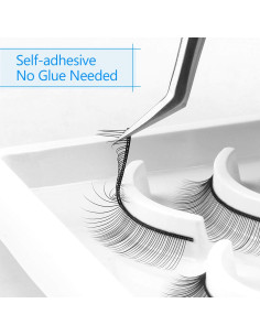 Pestañas de Práctica Autoadhesivas Fenshine - 20 Pares 2