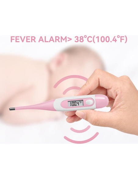 Termómetro Digital Clínico Berrcom DT008 con Punta Flexible