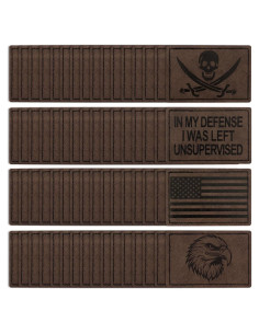 Parches de Cuero Sintético J.CARP 64 Piezas para Sombreros