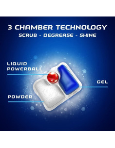 Set Finish Quantum 82 Tabletas + Agente de Enjuague 946ml 2