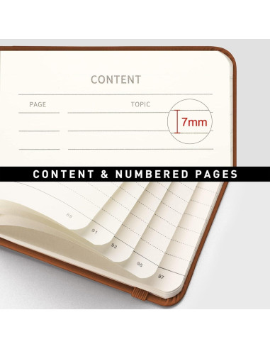 Cuaderno de Bolsillo RETTACY A6 2-Pack 320 Páginas Tapa Dura