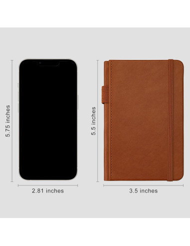 Cuaderno de Bolsillo RETTACY A6 2-Pack 320 Páginas Tapa Dura