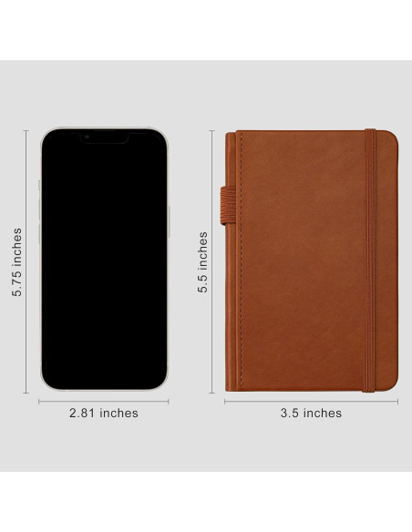 Cuaderno de Bolsillo RETTACY A6 2-Pack 320 Páginas Tapa Dura