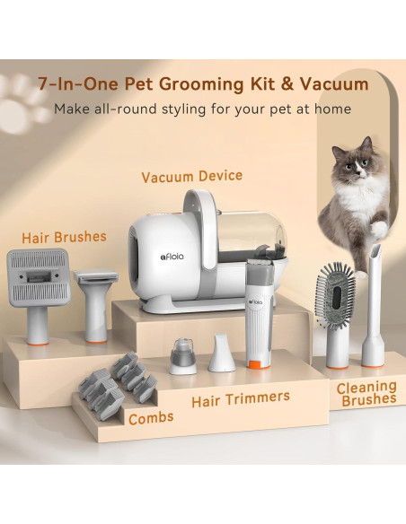 Cuchilla Inalámbrica Afloia para Aseo de Mascotas - Acero Inoxidable