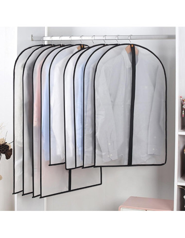 Bolsas de Vestido Largas Homeminda 61x152 cm Transparentes 6 Pzas