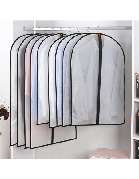 Bolsas de Vestido Largas Homeminda 61x152 cm Transparentes 6 Pzas