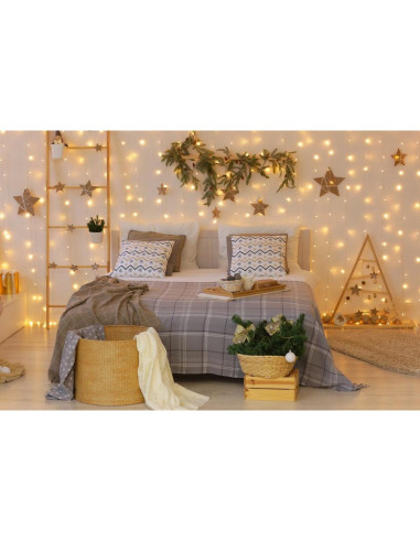 Luces de Cortina LED 594 Lighting EVER 6m x 3m 27 Cuerdas