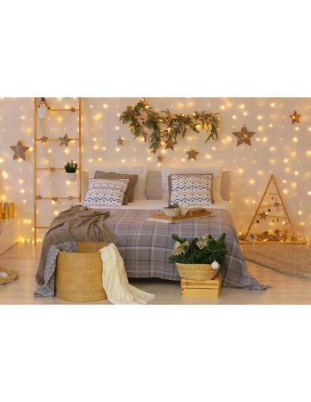 Luces de Cortina LED 594 Lighting EVER 6m x 3m 27 Cuerdas