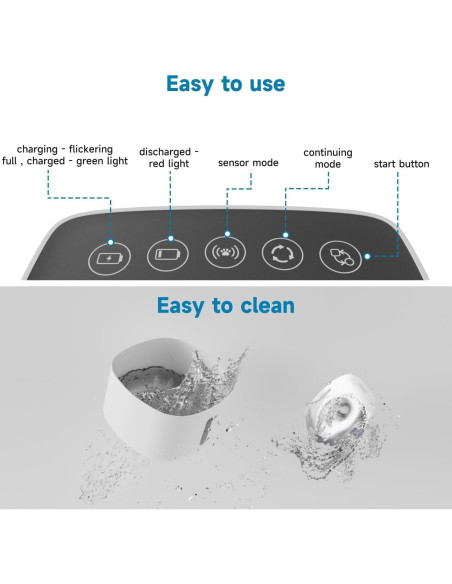 Fuente de Agua Inoxidable Pawinner 1.8L para Gatos Silenciosa