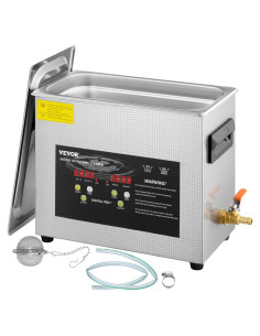 Limpiador Ultrasónico VEVOR 6L 400W Digital con Calentador