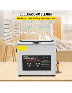 Limpiador Ultrasónico VEVOR 6L 400W Digital con Calentador 2