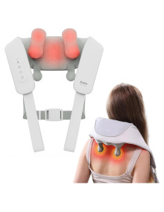 Masajeador de Cuello y Espalda Inalámbrico nibreo con Calor