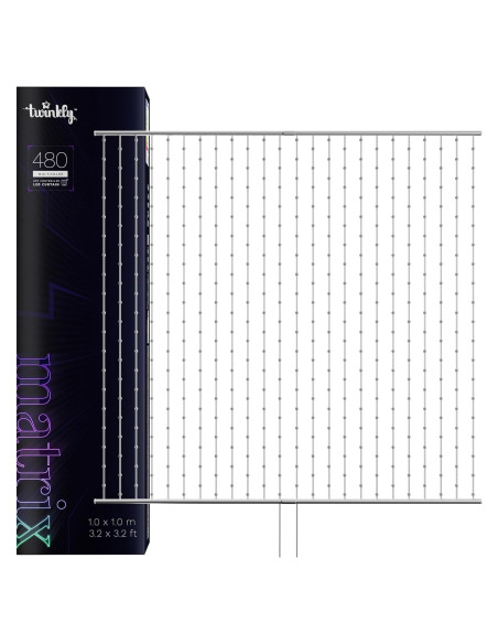 Cortina LED Twinkly 1x1m RGB Alta Densidad 480 LEDs