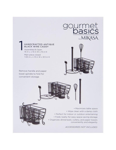 Caddy de Almacenamiento para Platos Gourmet Basics Mikasa Avilla