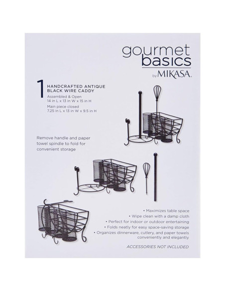 Caddy de Almacenamiento para Platos Gourmet Basics Mikasa Avilla