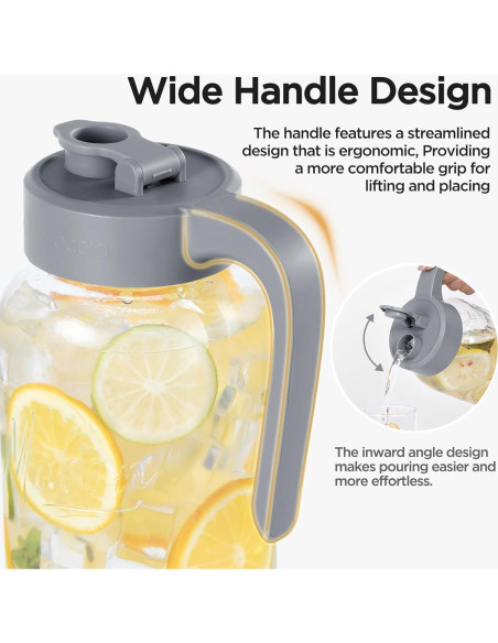 Jarra de Mason hermética Spreccio 2 piezas 1.81 kg vidrio Jarra de Mason hermética Spreccio 2 piezas 1.81 kg vidrio