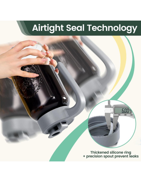 Jarra de Mason hermética Spreccio 2 piezas 1.81 kg vidrio Jarra de Mason hermética Spreccio 2 piezas 1.81 kg vidrio