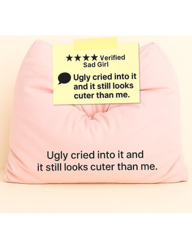 Almohada de Confort para Ruptura Claire De Lune - Rosa 40x40 cm