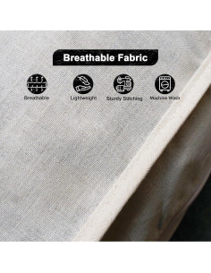 Bolsa de Ropa 100% Algodón Natural 157.48x60.96 cm 2