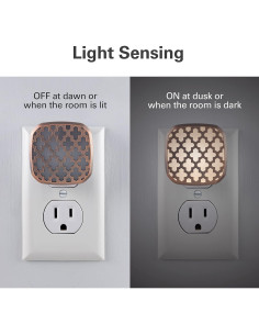 Luz Nocturna LED Jasco con Sensor Crepúsculo, 2 Paquete 2