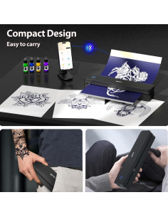 Impresora Térmica de Tatuajes iDPRT 660 Inalámbrica 0.5 kg 2