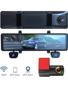 Dash Cam 4 Cámaras 1080P WDHOICAR Pantalla Táctil GPS 2