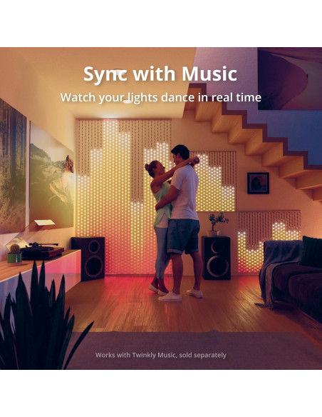 Cortina LED Twinkly 1x1m RGB Alta Densidad 480 LEDs