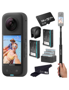 Cámara de Acción 360 Insta360 X3 con Accesorios y 128GB