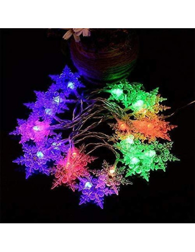 Luces de Cortina LED MBVBN 4m 96 Lámparas Multicolor Impermeables