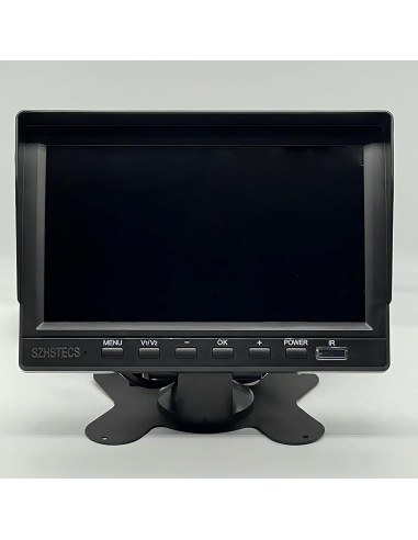 Cámara de Respaldo Dual SZHSTECS 4K Pantalla 7" HD IP68