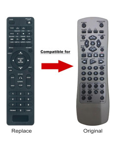 Control Remoto N108A Sanyo para TV/DVD/VCR - Sin Programación 2