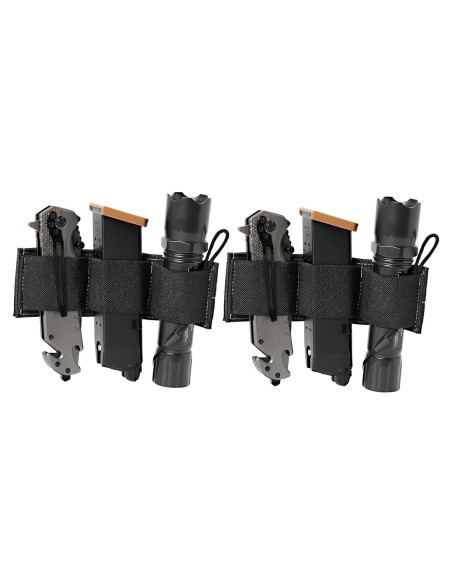 Soporte de Triple Revista OCQOTAT Negro - 2 Paquetes