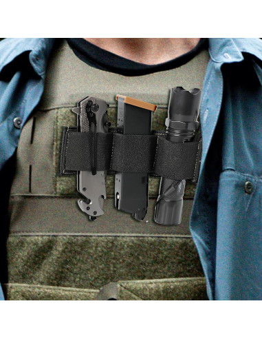 Soporte de Triple Revista OCQOTAT Negro - 2 Paquetes