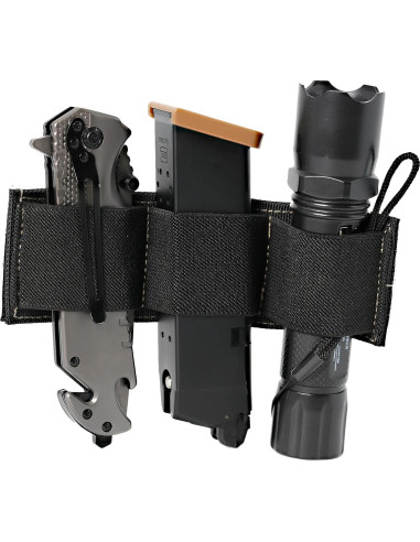 Soporte de Triple Revista OCQOTAT Negro - 2 Paquetes