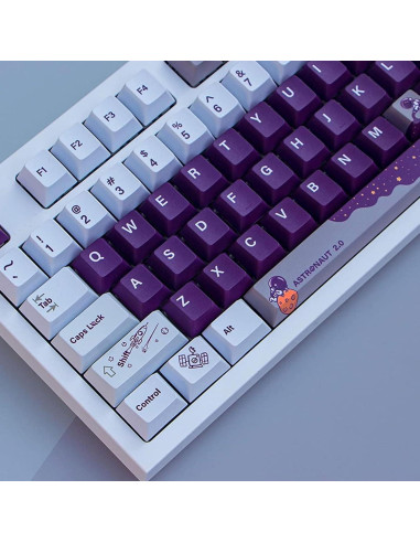 Teclado Mecánico PBT 143 Teclas Cherry Morado MICYFA
