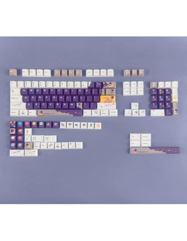 Teclado Mecánico PBT 143 Teclas Cherry Morado MICYFA