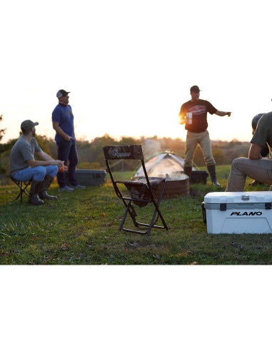 Silla de Caza Plegable Ameristep Respaldo Alto Camuflaje