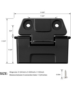 Bisagras de Reemplazo SurpLee para Neveras Igloo BMX 25-72 Qt 2