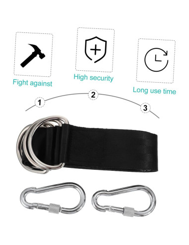 Correas de Hamaca SUPVOX 200cm Alta Resistencia para Columpio