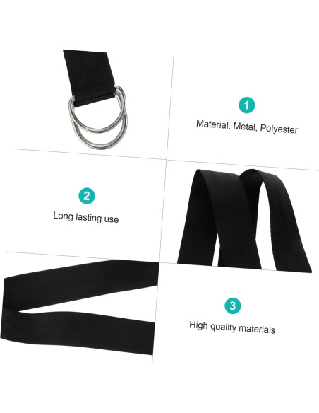 Correas de Hamaca SUPVOX 200cm Alta Resistencia para Columpio