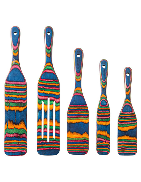 Juego de Utensilios de Cocina Gudamaye 5 Piezas Pakkawood Juego de Utensilios de Cocina Gudamaye 5 Piezas Pakkawood