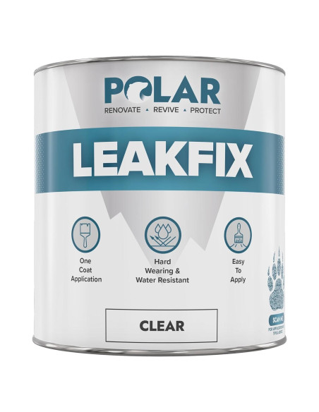 Sellador Impermeable Transparente Polar LeakFix 35 oz - 992 ml