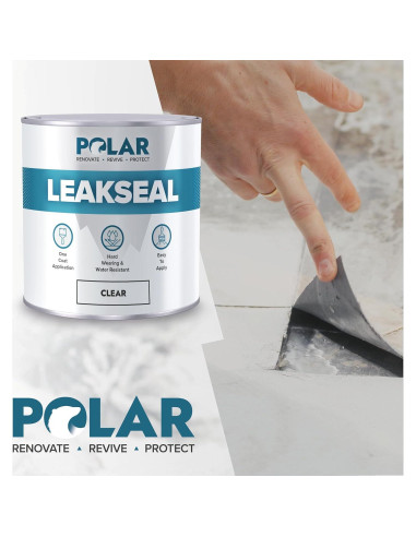 Sellador Impermeable Transparente Polar LeakFix 35 oz - 992 ml
