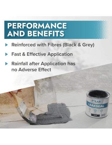 Sellador Impermeable Transparente Polar LeakFix 35 oz - 992 ml